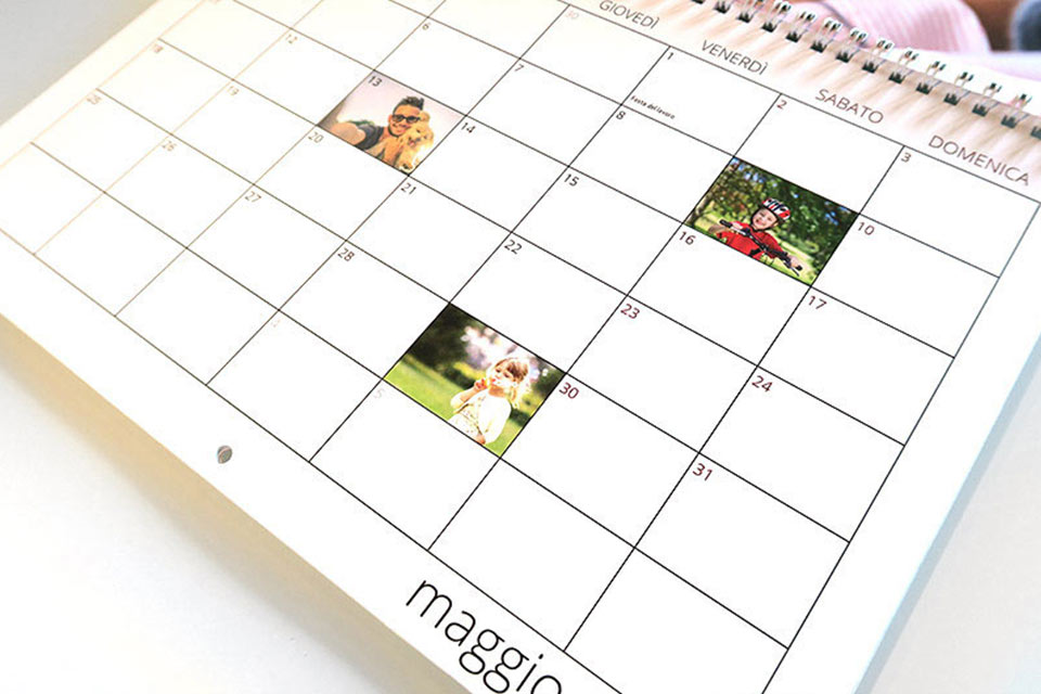 Giorni Personalizzati Big Calendario da parete multipagina mensile